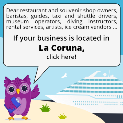to business owners in La Coruna