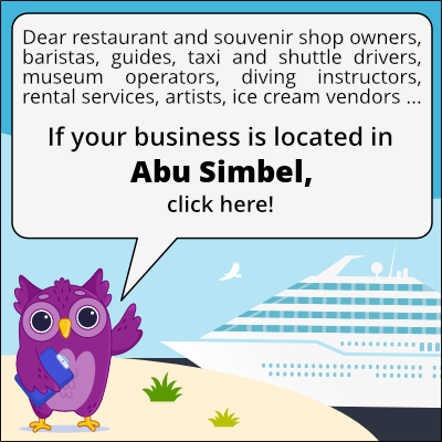 to business owners in Abu Simbel