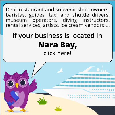 to business owners in Baia di Nara