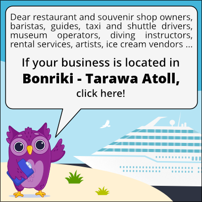 to business owners in Bonriki - Atollo di Tarawa