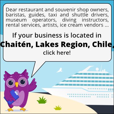 to business owners in Chaitén, Región de los Lagos, Cile