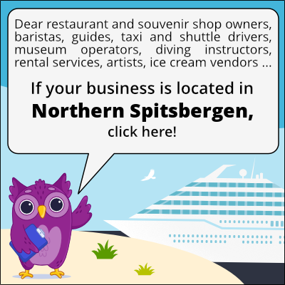 to business owners in Spitsbergen settentrionale