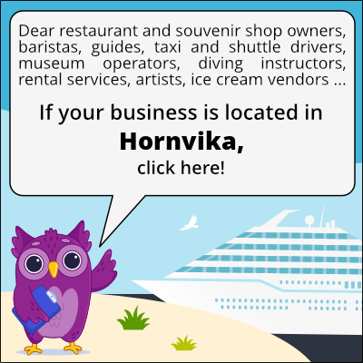 to business owners in Hornvika
