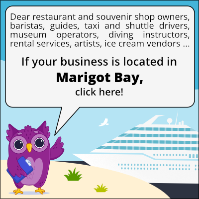 to business owners in Baia di Marigot