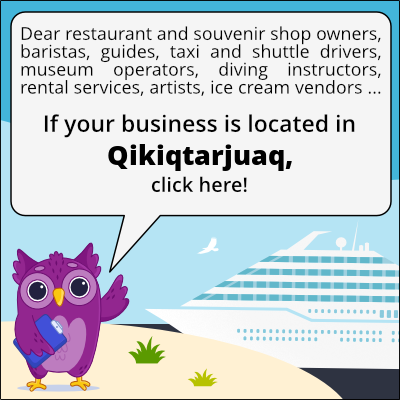 to business owners in Qikiqtarjuaq