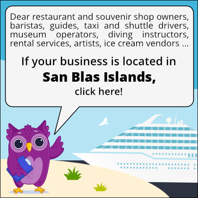 to business owners in Isole San Blas