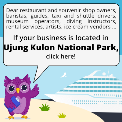 to business owners in Parco nazionale di Ujung Kulon